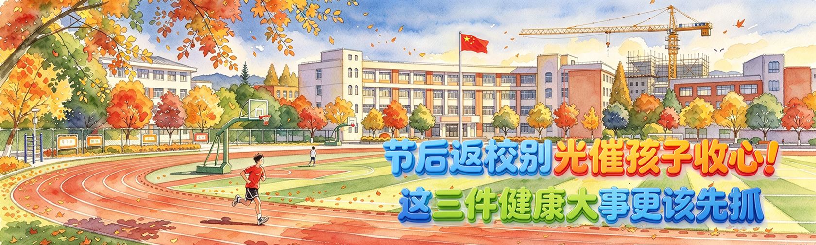 节后返校别光催孩子收心!这三件健康大事更该先抓 节后返校别光催孩子收心!这三件健康大事更该先抓A.jpg