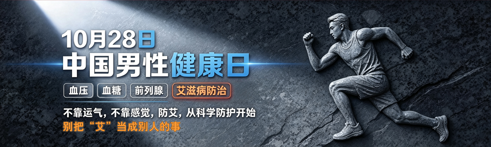 中国男性健康日 别把“艾”当成别人的事.jpg